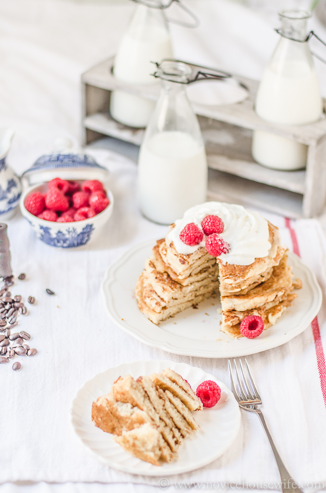 Fluffy Pancakes From Scratch The Novice Housewife 3824