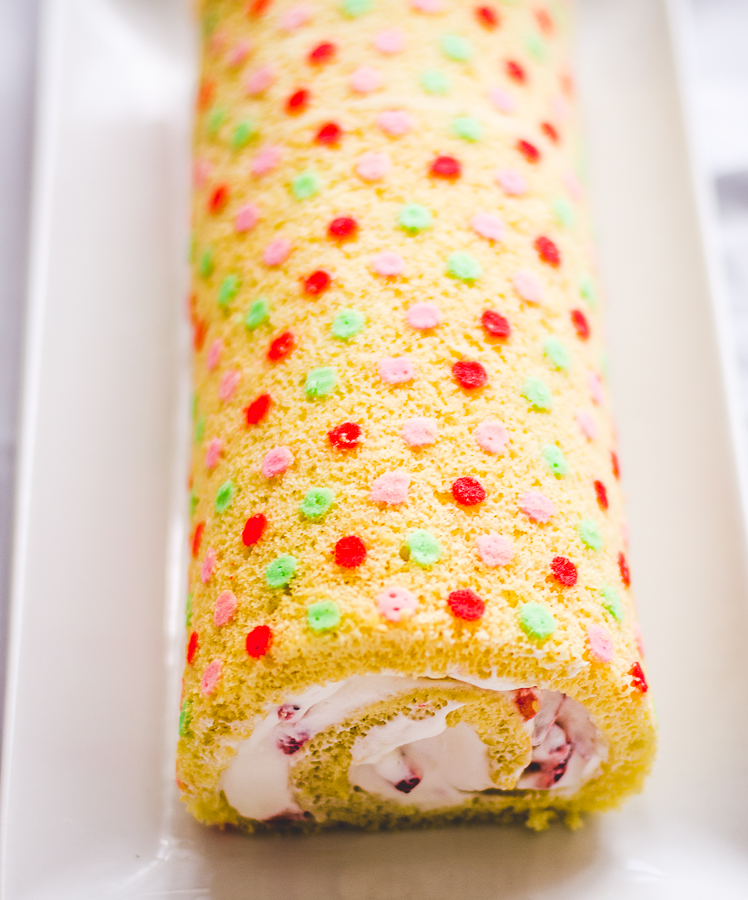 Patterned Cake Roll Video Tutorial The Novice Housewife