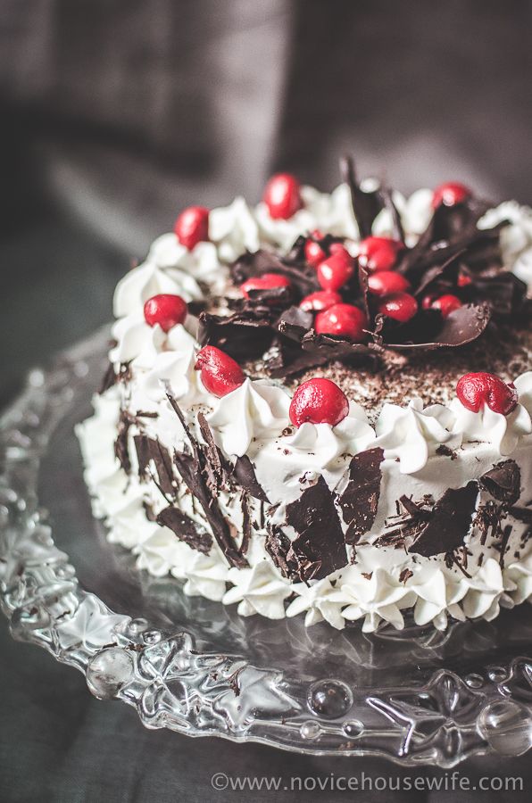 Black Forest Cake for my Dad's Birthday! - The Novice Housewife